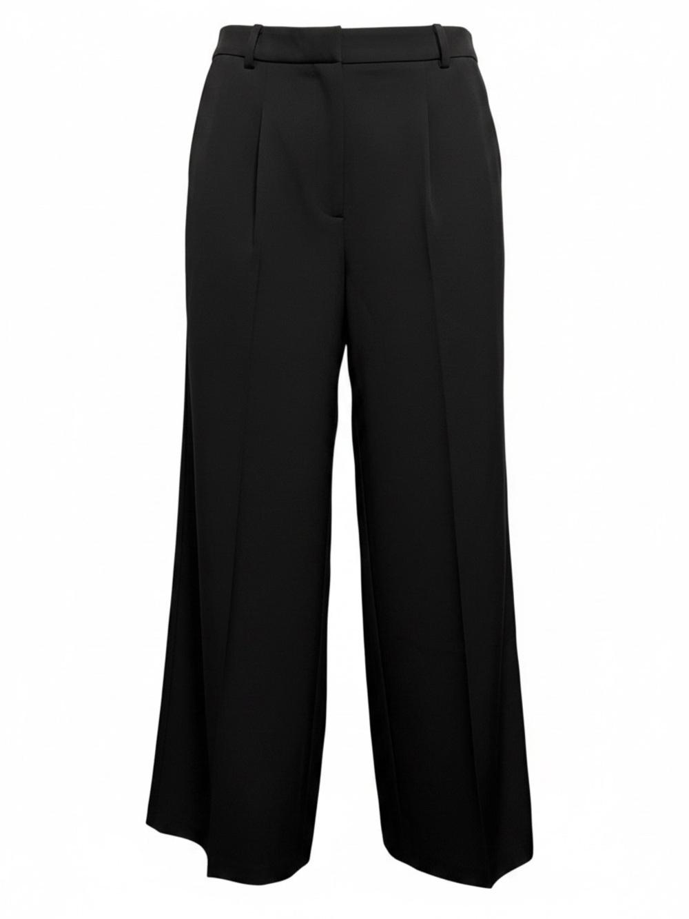 NWT Nanette NANETTE LEPORE Classic High-Rise Wide-Leg Pants in Black - Picture 2 of 7